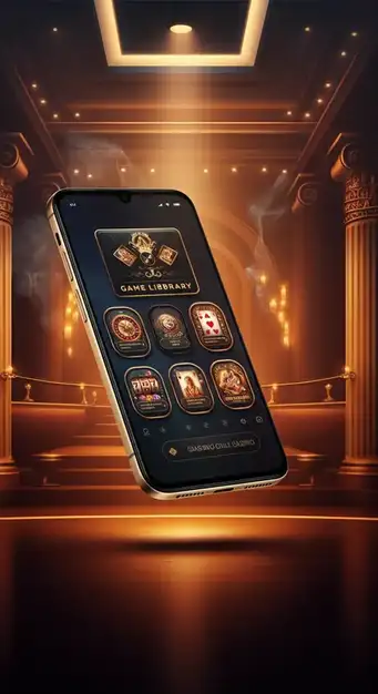 Interface utilisateur d'Olympe Casino affichant une sélection de machines à sous populaires et des filtres de jeu pour une navigation facile.